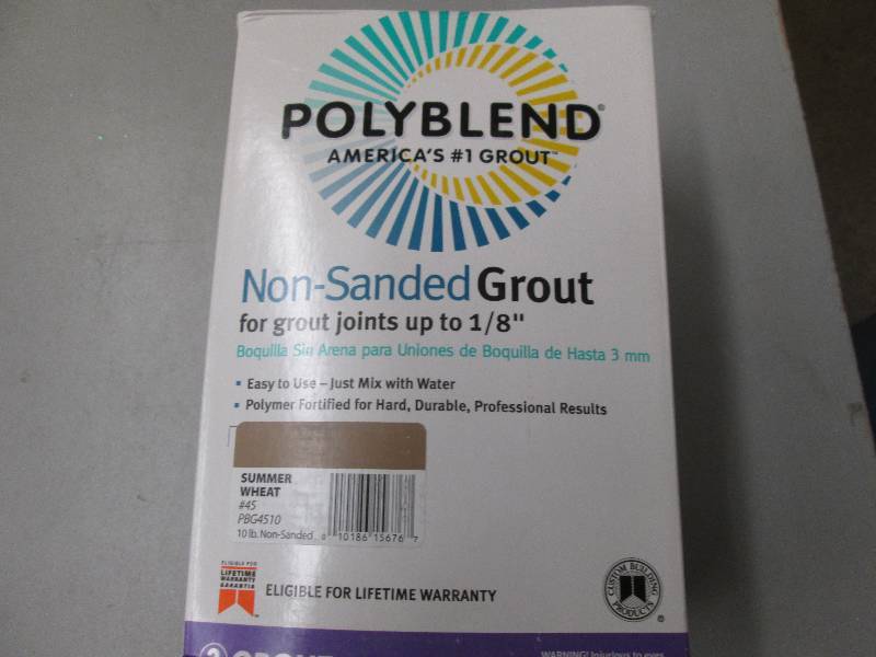 lot 65 image: 1 new 10 lb box of  poly blend non ...
