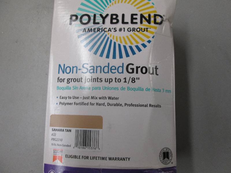 lot 66 image: 1 new 10lb box of polyblend nonsand...