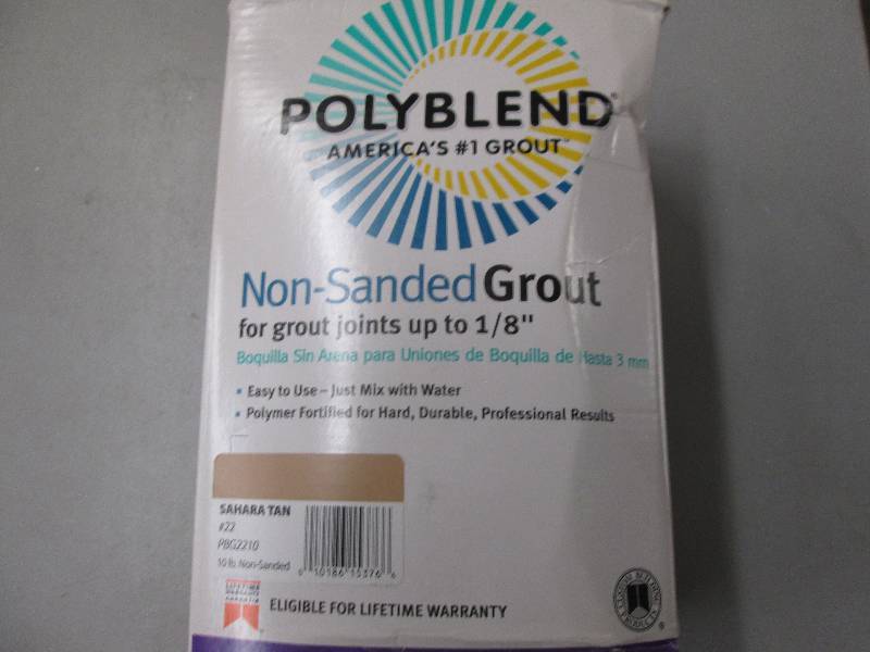 lot 69 image: 1 new 10lb box of polyblend non san...