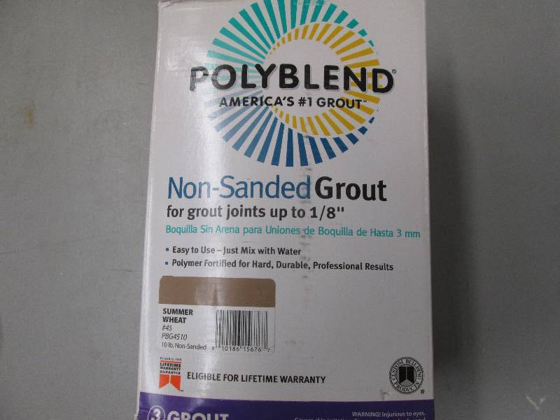 lot 77 image: 1 new  10lb box of poly blend non s...