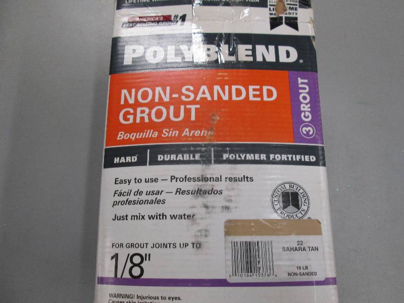 lot 79 image: 1 new 10lb box of poly blend non sa...