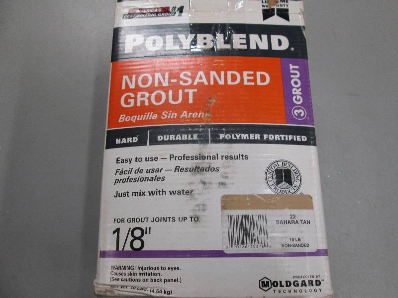lot 82 image: 1 new 10lb box of poly blend non sa...