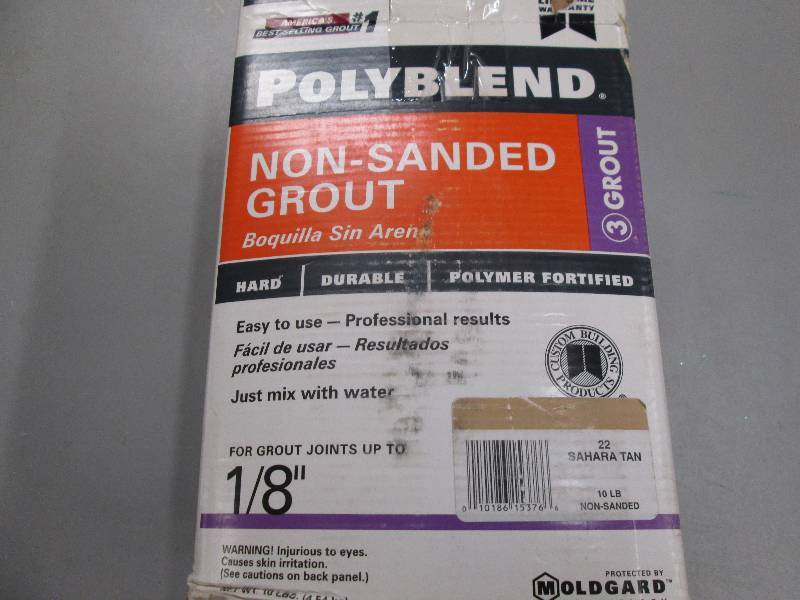 lot 83 image: 1 new 10lb box of poly blend non sa...