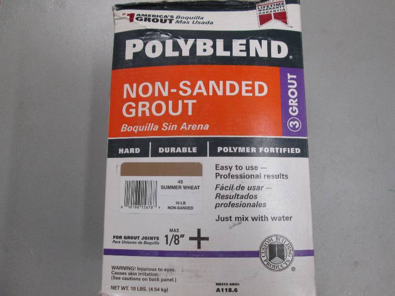 lot 87 image: 1 new 10 lb box of poly blend non s...