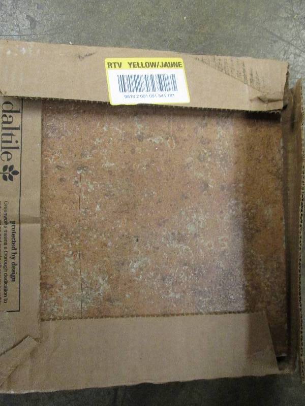 lot 96 image: 1 box 15 pieces 1 tile broken 12x12...