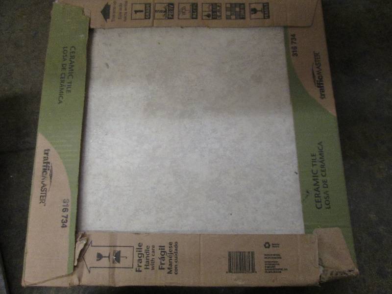 lot 97 image: 1 box traffic master ceramic tile 1...