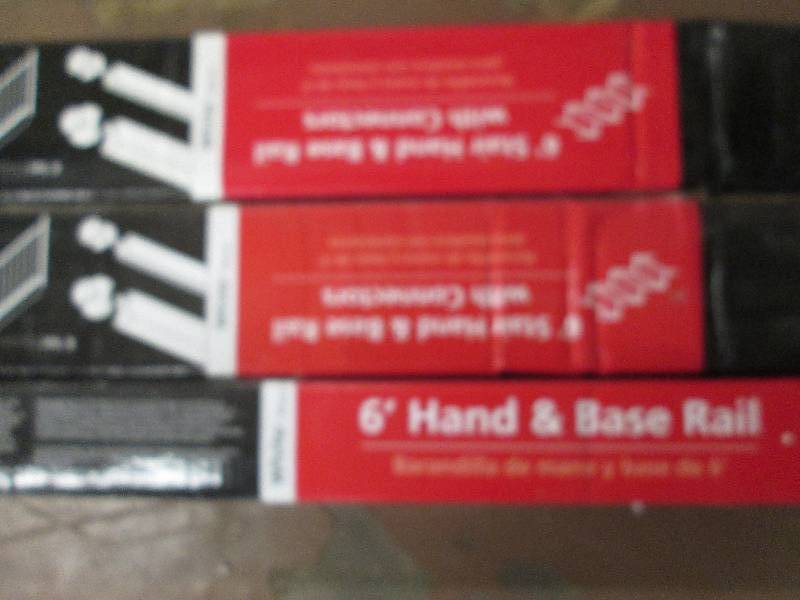 lot 101 image: 1 -6 foot hand and rail base kit an...