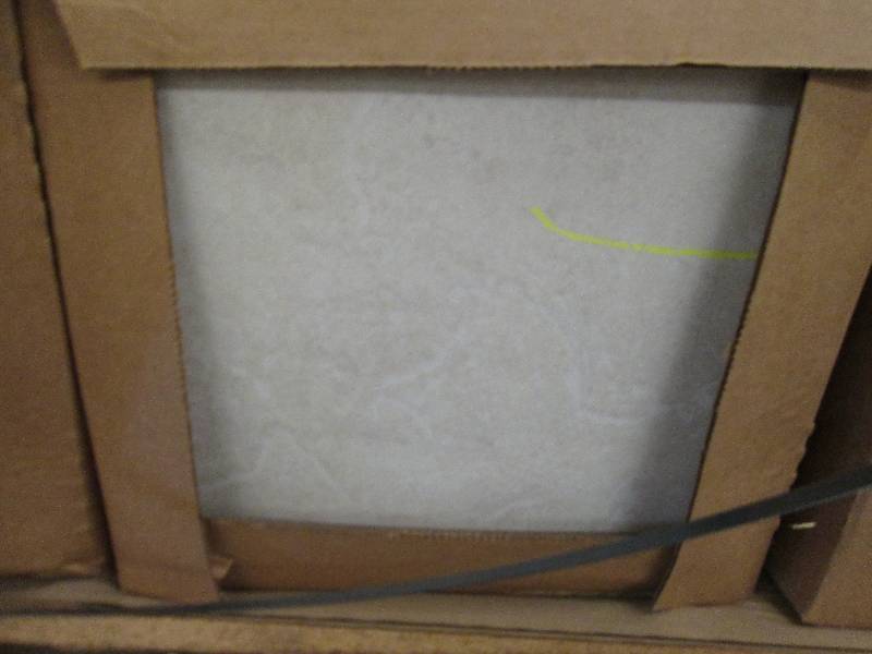 lot 124 image: 3 boxes of 12x12 tile 12 pcs per bo...