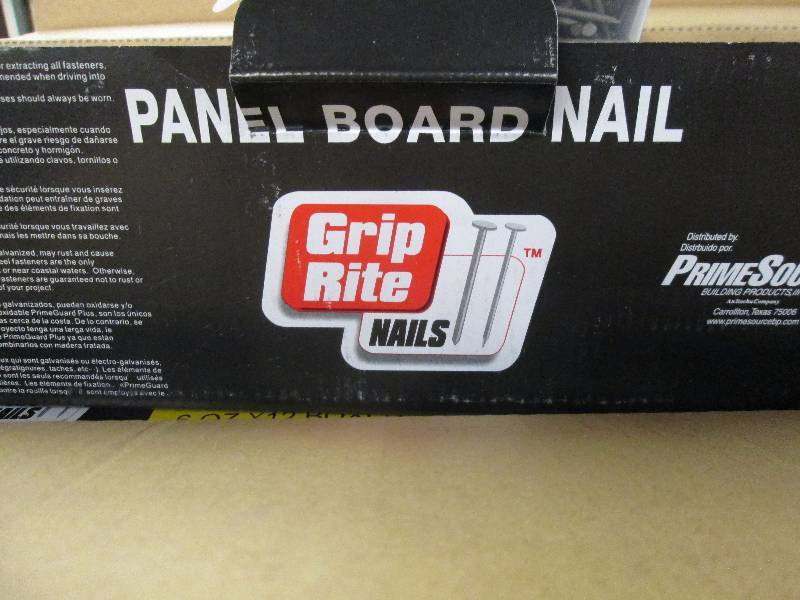 lot 129 image: griprite nails pb4 brown 1 panel b...