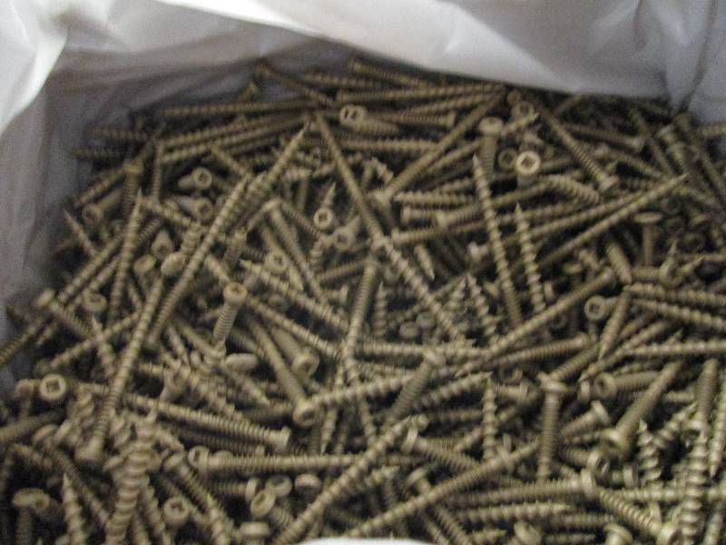 lot 130 image: composite deck screws #10x2-12 inc...