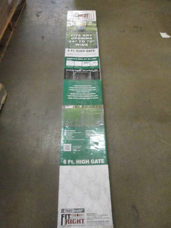 lot 196 image: fit right chainlink fence gate fits...