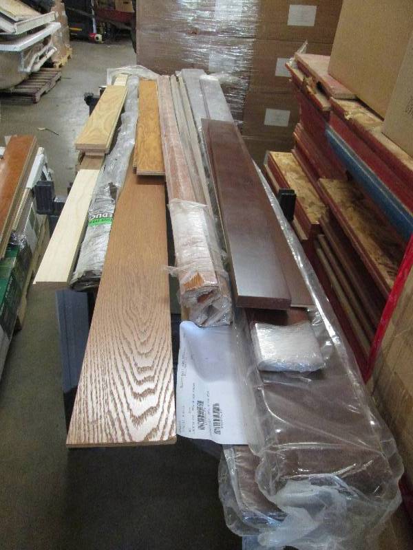 lot 207 image: misc flooring and trim ...