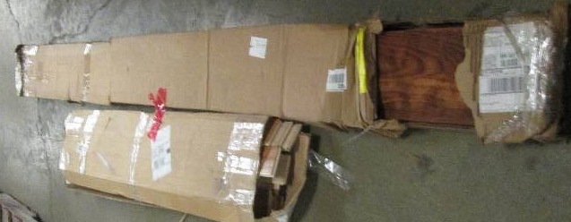 lot 208 image: 2 packages 1 millstead oak buttersc...