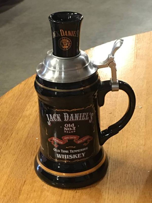 Jack Daniels Stein & Shot Glass
