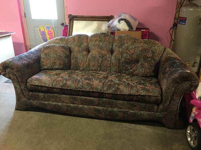 Leaf Print Sofa