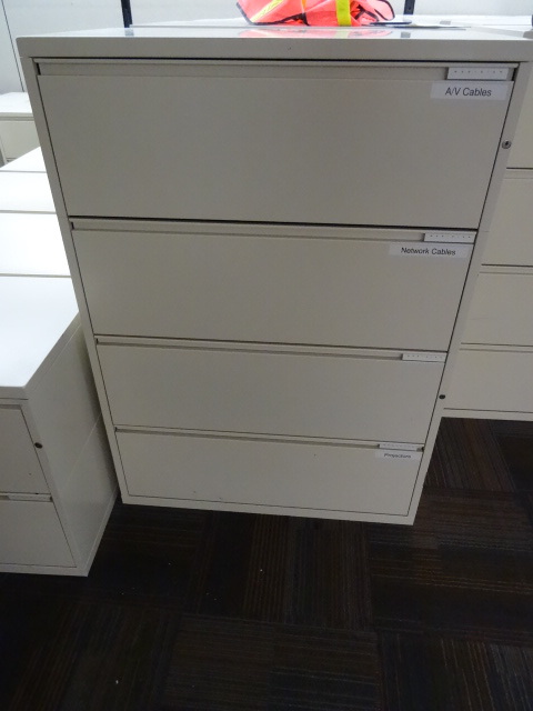 36 metal 4 drawer lateral file