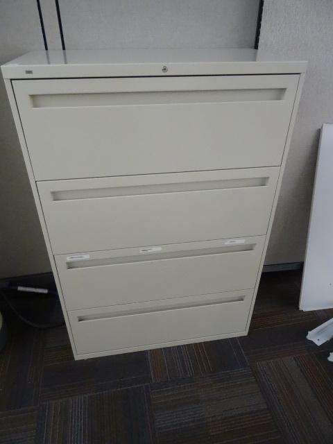 36 metal 4 drawer lateral file