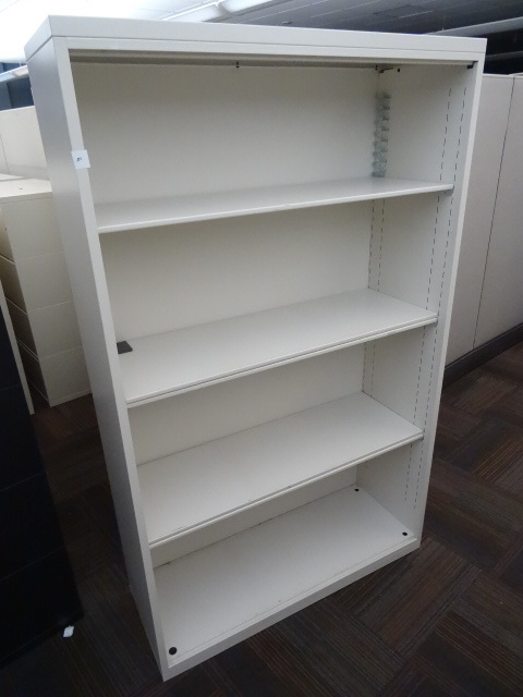 42 metal 4 shelve book case