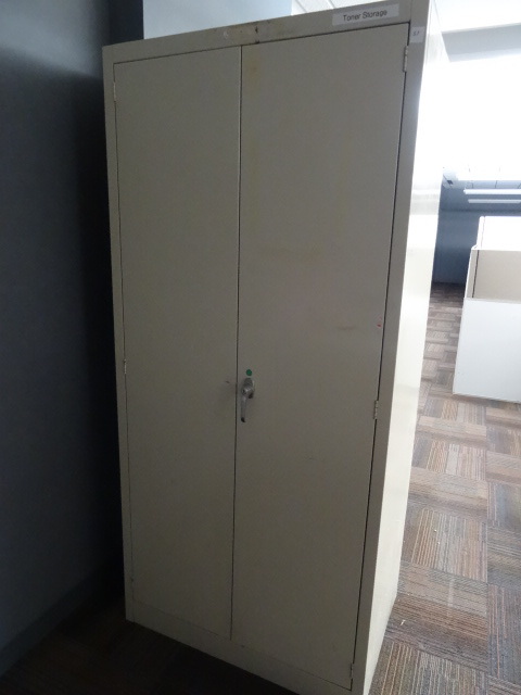 2 door metal cabinet