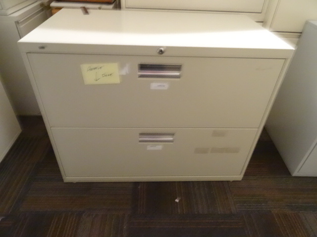 30 metal 2 drawer lateral file.