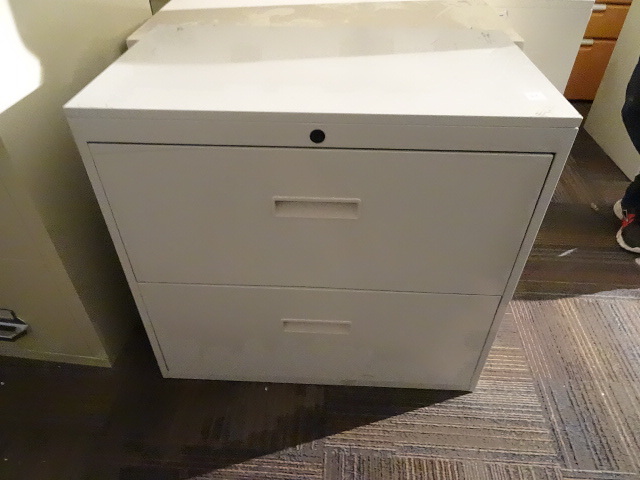 30 metal 2 drawer lateral file.