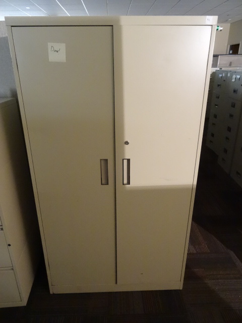 2 door metal cabinet