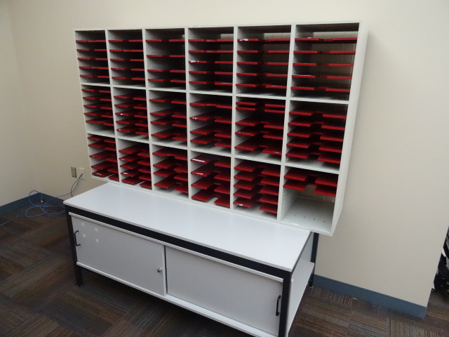 Mail sorter cabinet