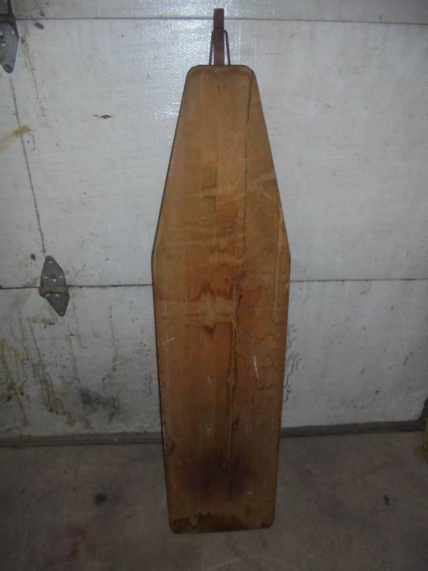Vintage Wood Ironing Board, 48x12
