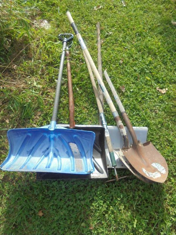 Lot - Long Handled Tools - Shovels, etc
