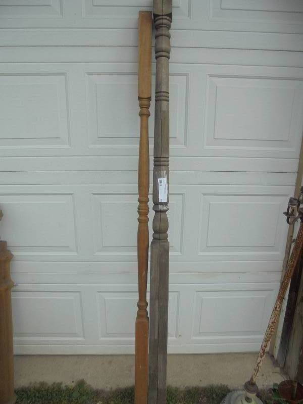 Pair - Wood Posts, 87