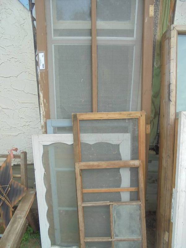 Lot - Misc Screen Door, Windows, etc