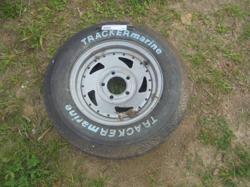 Trackermarine Tire, B78-13ST, Good Condition