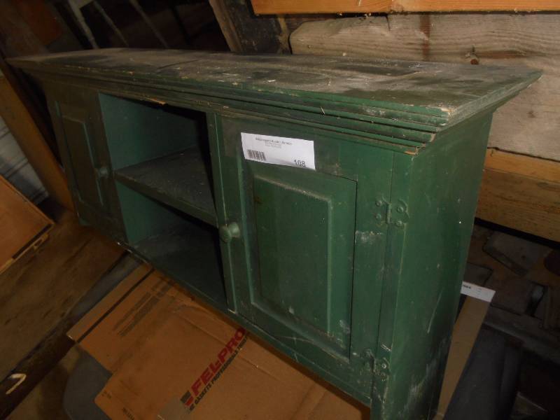 Wall Mount Green Shelf