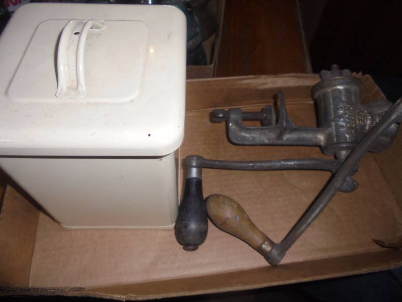Metal Sugar Canister, Keen Kutter Grinder