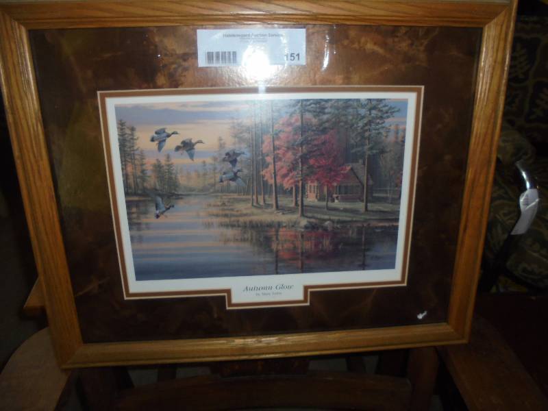 Oak Framed Autumn Glow by Marty Pettis, 21x16