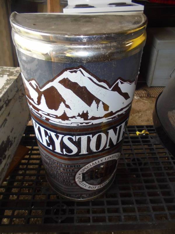 Lighted Keystone Beer Sign, works, 26x13x7