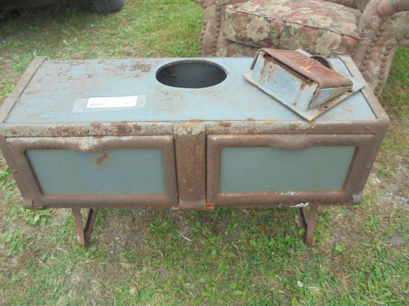 Vintage Metal Wood Stove Top