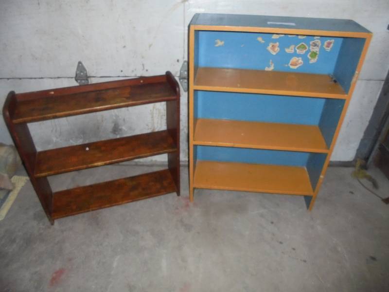 Pair - ShelfBookcase, 40x28x9, 29x29x8