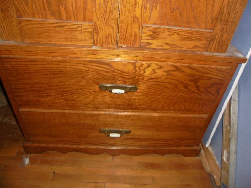Oak Wardrobe, 36x72x20