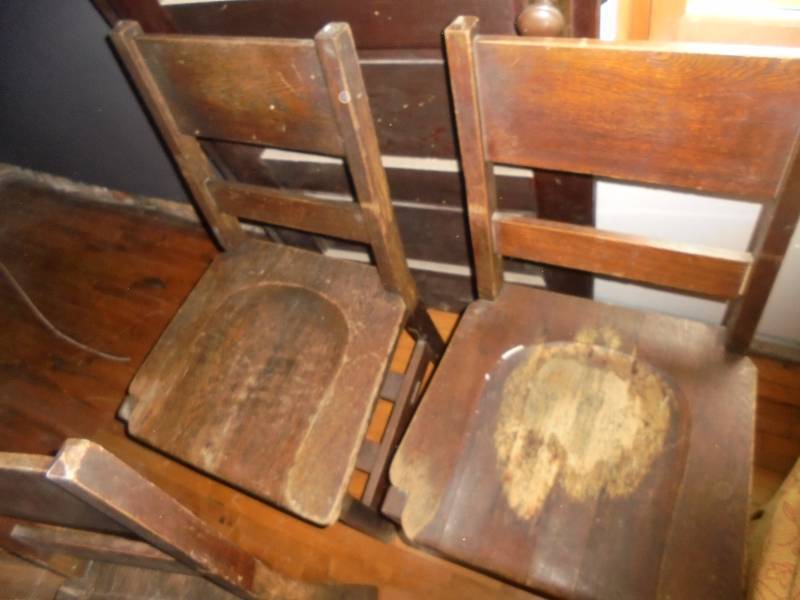 Set - Library Chairs, very solid