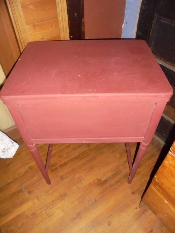 Painted Sewing Machine Cabinet, no sewing machine, 31x24x17