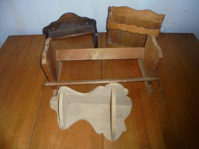 Lot - Misc Wood Shelving