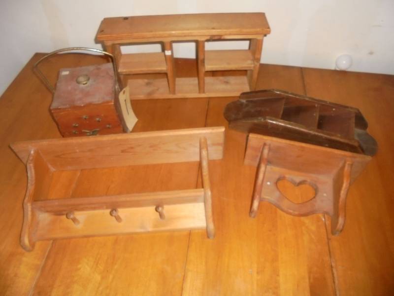 Lot - Misc Wood Shelving