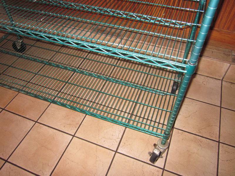 Green Wire Shelf
