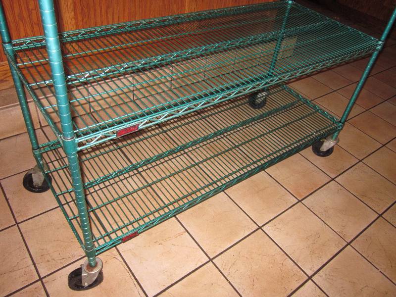 Green Wire Shelf