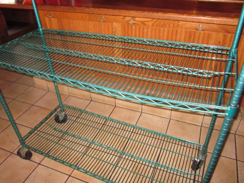Green Wire Shelf