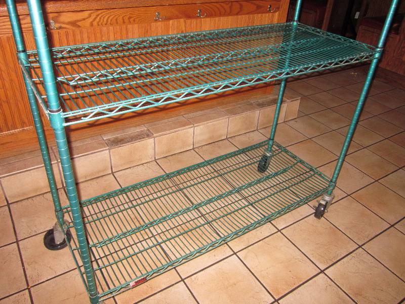 Green Wire Shelf