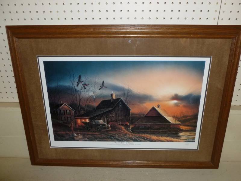 lot 1 image: Terry Redlin Print