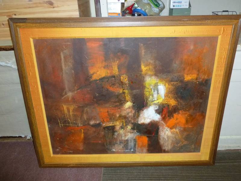 lot 7 image: Oil On Canvas