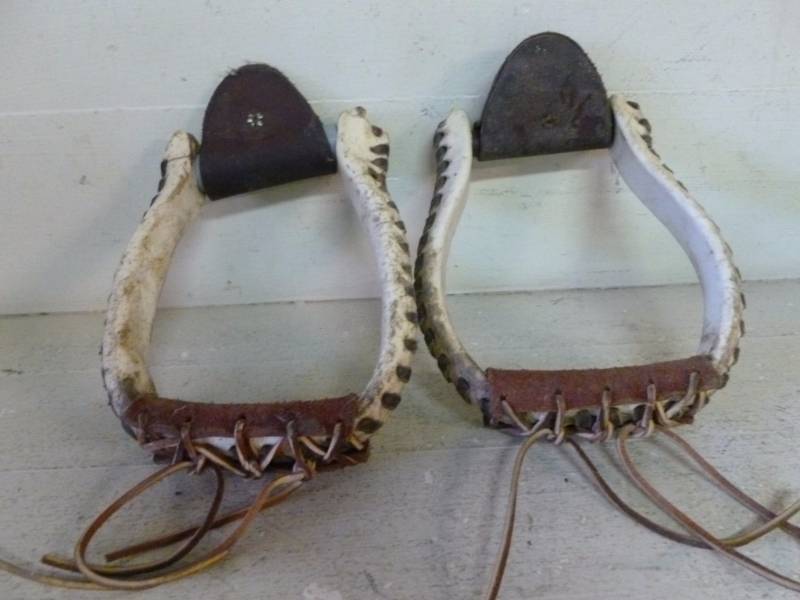 lot 204 image: Saddle Stirrups